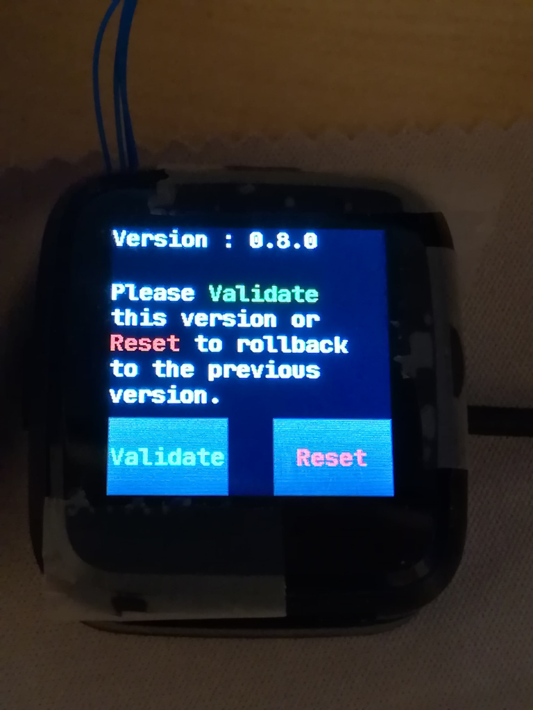 Firmware Not Validated